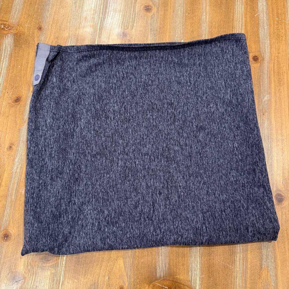 Lululemon Athletica Vinyasa Wrap Scarf Blue Heather Versatile Yoga Shawl